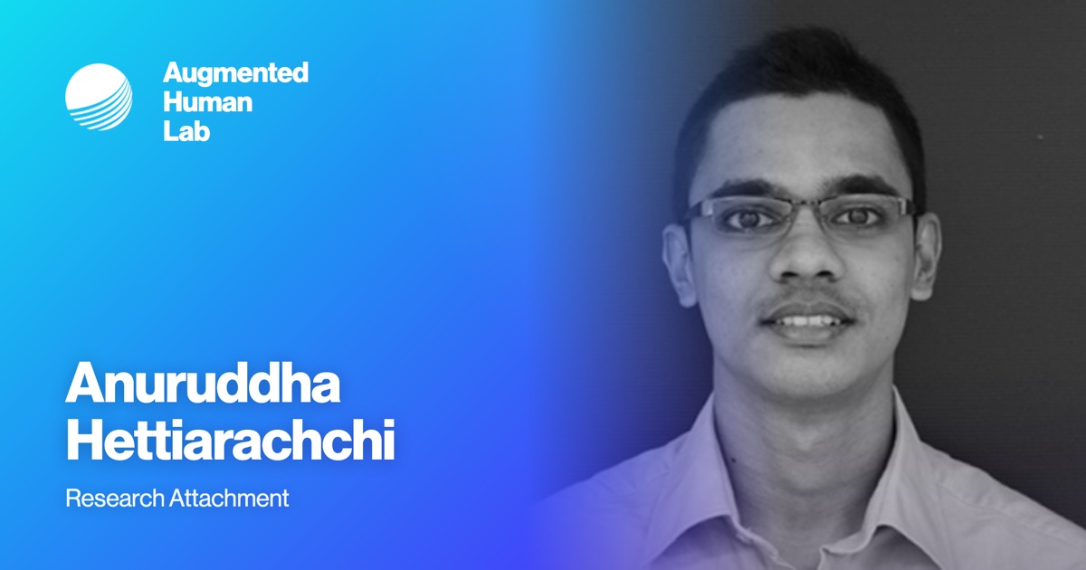 Anuruddha Hettiarachchi — Augmented Human Lab